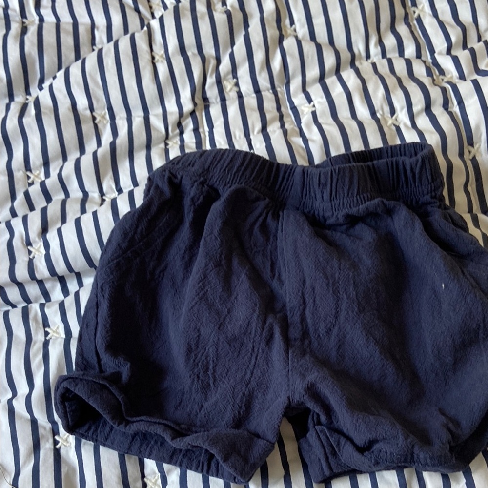 3/$15 Badgley Mischka Blue Casual Shorts 9-12 mos